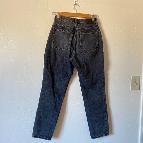 Everlane Curvy 90's Cheeky Straight Leg Ankle Jeans Button Fly Hartford Night - Picture 7 of 8